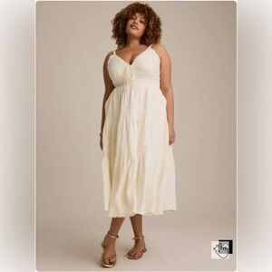 🆕 Torrid Festi Tiered Maxi Dress size 1